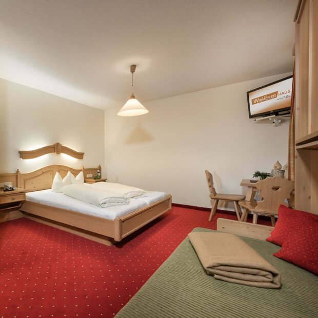 Doppelzimmer Beispiel Wismeyerhaus © Wolkersdorfer